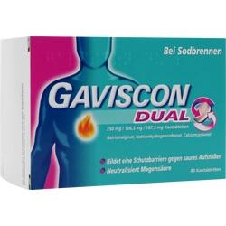 GAVISCON Dual 250mg/106,5mg/187,5mg Kautabletten