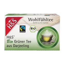 H&S Bio Grüner Tee aus Darjeeling Filterbeutel